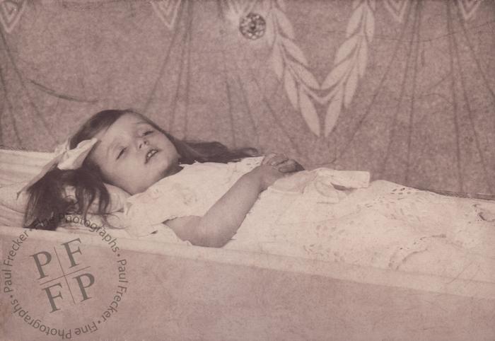 Young girl with a hair ribbon