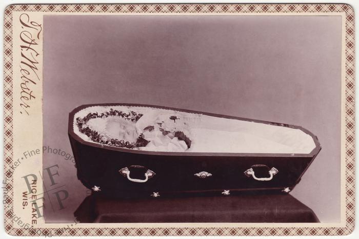 Baby in a coffin