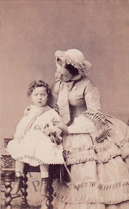 Empress Eugénie and the Prince Imperial