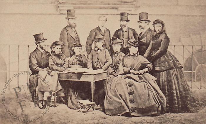 The Orléans family in exile