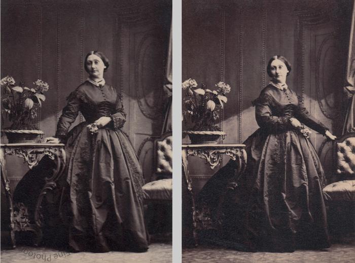 An unidentified sitter