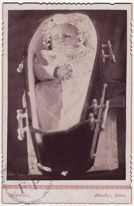 Baby in a coffin