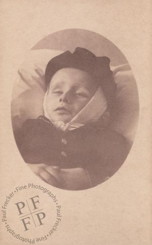 Boy with bandaged head