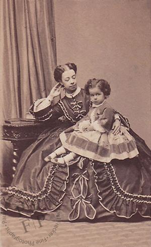 Princess Pauline de Metternich and her daughter Sophie