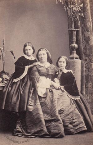 Mrs Maria Bovill and her daughters
