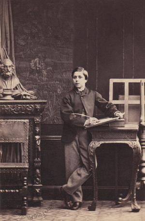 An unidentified sitter