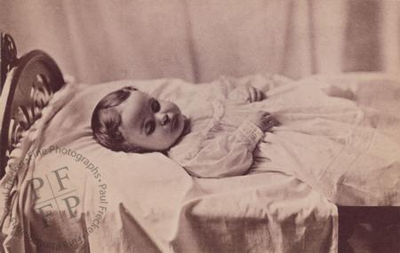 Child on a cot