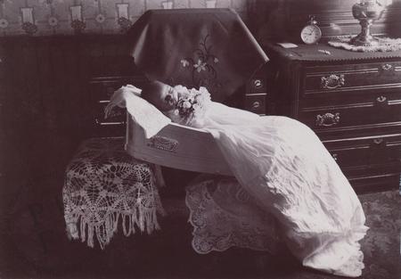 Baby in a domestic interior