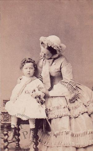 Empress Eugénie and the Prince Imperial