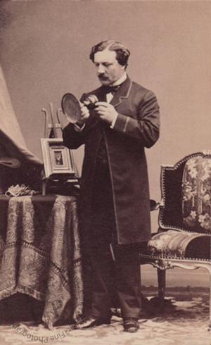 An unidentified sitter