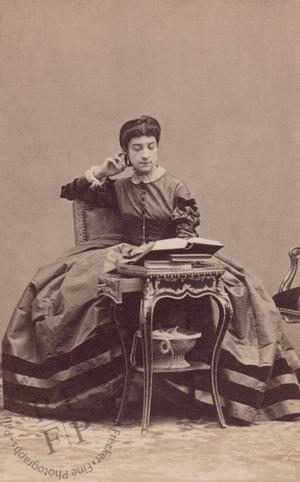 An unidentified sitter